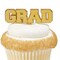 144 Count Graduation Cap Foil Cupcake Picks Decorations for Cake Toppers Party 2.3 Inch